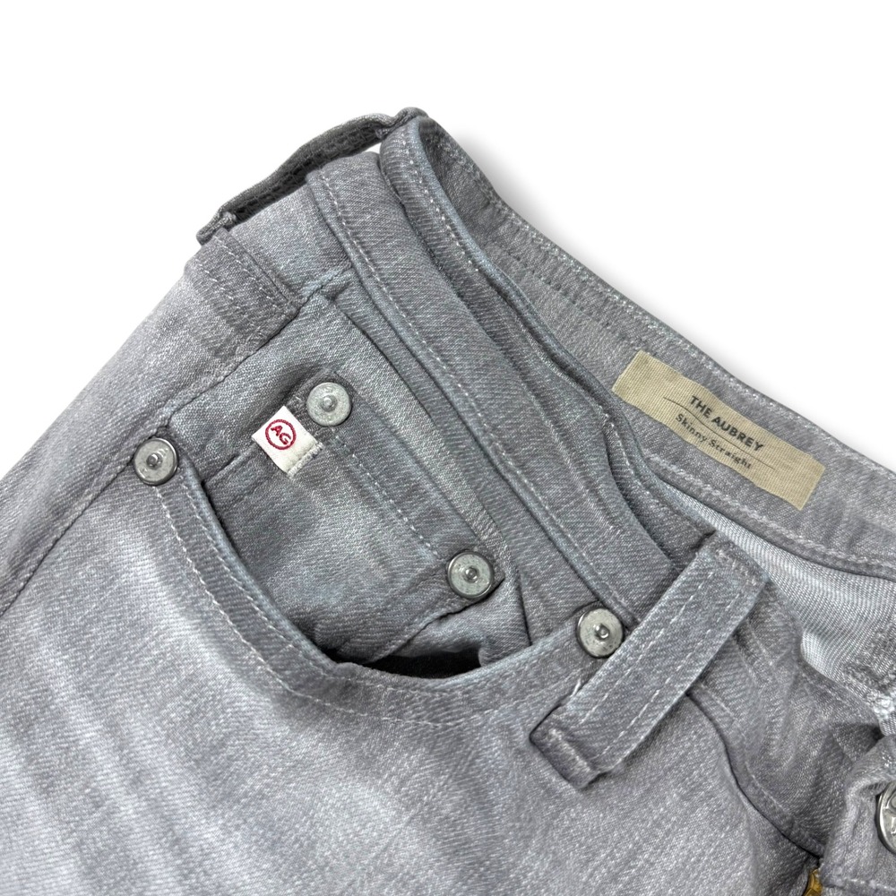 AG Adriano Goldschmied The Aubrey Skinny Straight Jeans Womens Size 26 Grey - Picture 6 of 11
